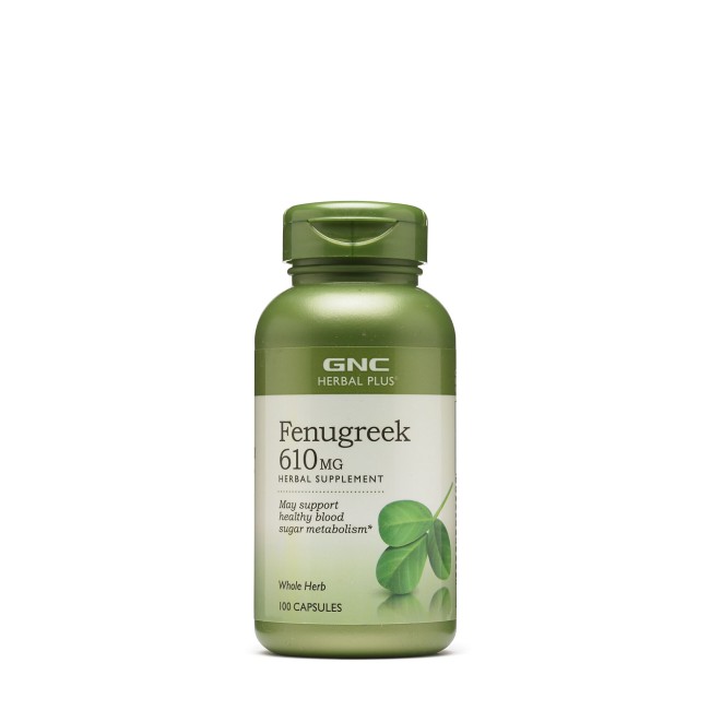 Gnc Herbal Plus Fenugreek 610 Mg, Schinduf, 100 Cps Gnc Herbal Plus Fenugreek 610 Mg, Schinduf, 100 Cps