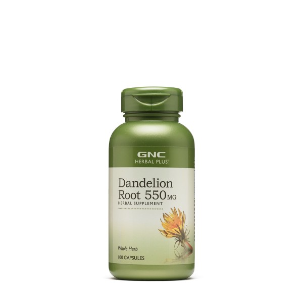 Gnc Herbal Plus Dandelion Root 550 Mg, Radacina De Papadie, 100 Cps