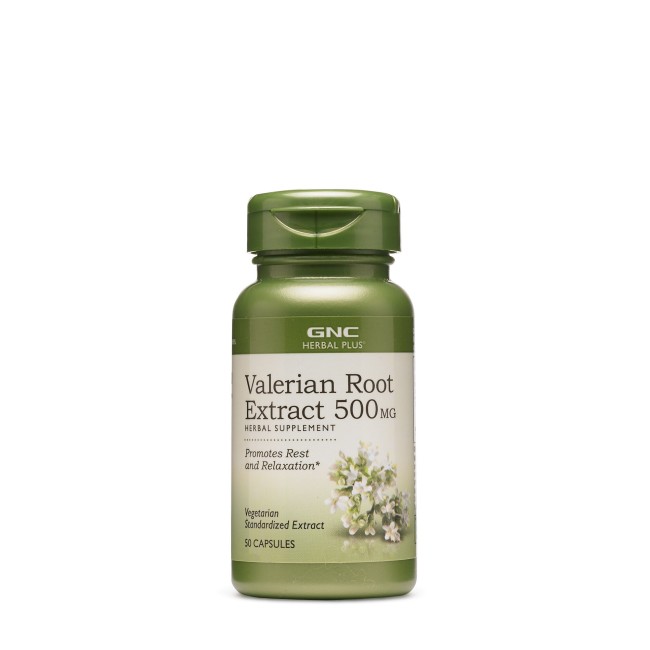 Gnc Herbal Plus Valerian Root 500 Mg, Extract Standardizat Din Radacina De Valeriana, 50 Cps Gnc Herbal Plus Valerian Root 500 Mg, Extract Standardizat Din Radacina De Valeriana, 50 Cps