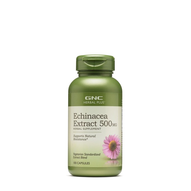 Gnc Herbal Plus Echinacea Extract 500 Mg, Extract De Echinaceea, 100 Cps Gnc Herbal Plus Echinacea Extract 500 Mg, Extract De Echinaceea, 100 Cps