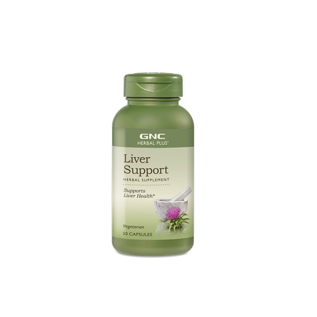 Gnc Herbal Plus Liver Support, Protectie Hepatica, 50 Cps