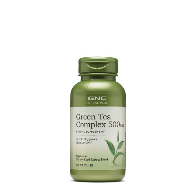 Gnc Herbal Plus Green Tea Complex 500 Mg, Complex De Ceai Verde, 100 Cps Gnc Herbal Plus Green Tea Complex 500 Mg, Complex De Ceai Verde, 100 Cps