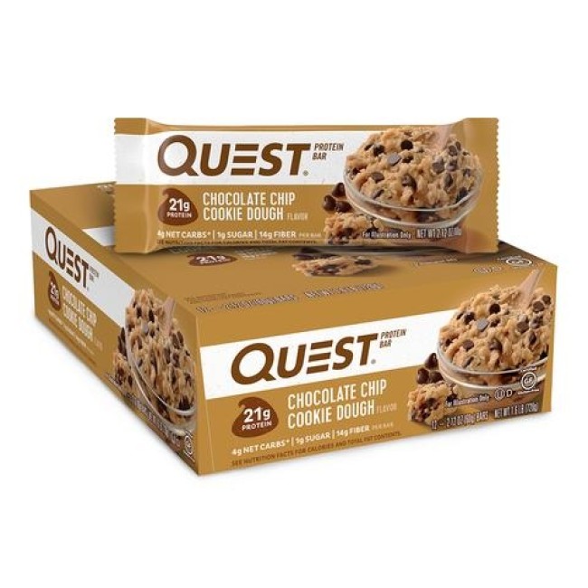 Quest Protein Bar, Baton Proteic, Cu Aroma De Fulgi De Ciocolata, 60g Quest Protein Bar, Baton Proteic, Cu Aroma De Fulgi De Ciocolata, 60g