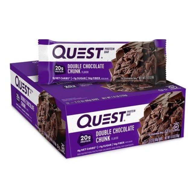 Quest Protein Bar, Baton Proteic, Cu Aroma De Ciocolata, 60g Quest Protein Bar, Baton Proteic, Cu Aroma De Ciocolata, 60g