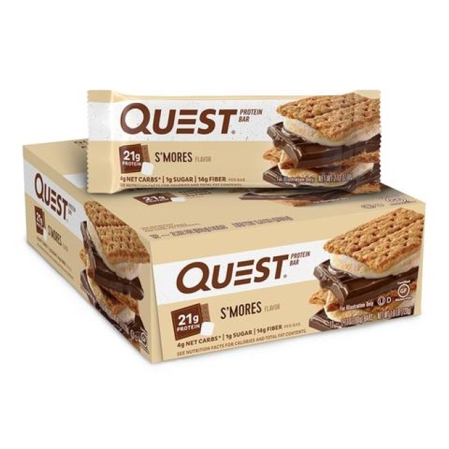 Quest Protein Bar, Baton Proteic, Cu Aroma De Bezele Cu Ciocolata, 60g Quest Protein Bar, Baton Proteic, Cu Aroma De Bezele Cu Ciocolata, 60g