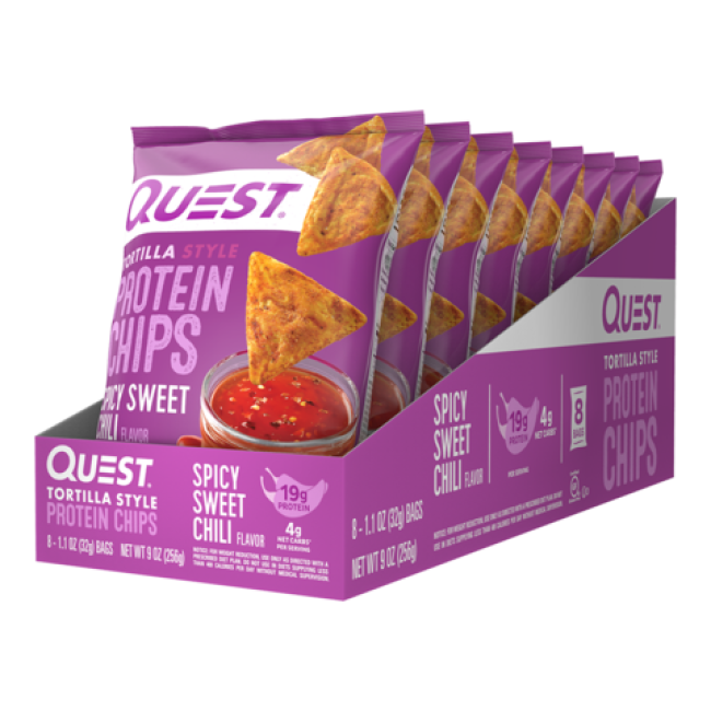 Quest Nutrition Chipsuri Proteice Cu Aroma De Spicy Sweet Chilli, 32 G Quest Nutrition Chipsuri Proteice Cu Aroma De Spicy Sweet Chilli, 32 G