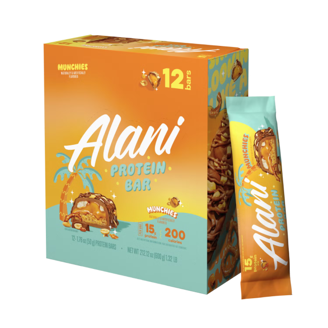 Alani Nu Fit Snacks, Baton Proteic Cu Aroma De Covrigei, 50 G