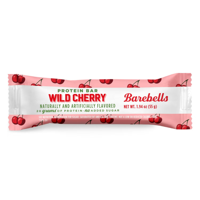 Barebells Protein Bar Wild Cherry, Baton Proteic Cu Aroma De Cirese , 55g