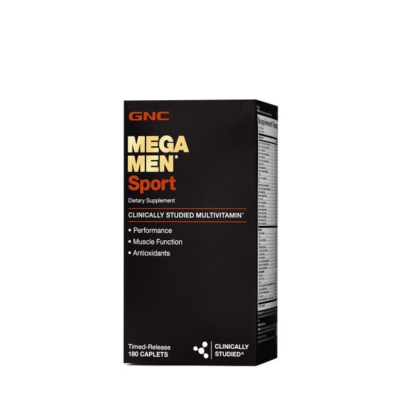 Gnc Mega Men Sport, Complex De Multivitamine Pentru Barbati, 180 Tb