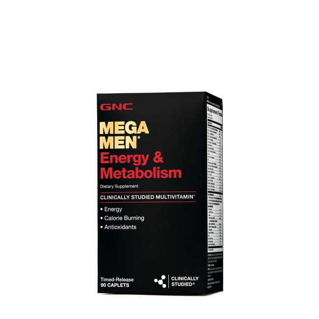 Gnc Mega Men Energy & Metabolism, Complex De Multivitamine Pentru Barbati, Energie Si Metabolism, 90 Tb Gnc Mega Men Energy & Metabolism, Complex De Multivitamine Pentru Barbati, Energie Si Metabolism, 90 Tb