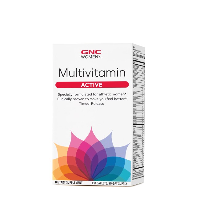 Gnc  Women’s Multivitamin Active Complex De Multivitamine Pentru Femei, 180 Cps