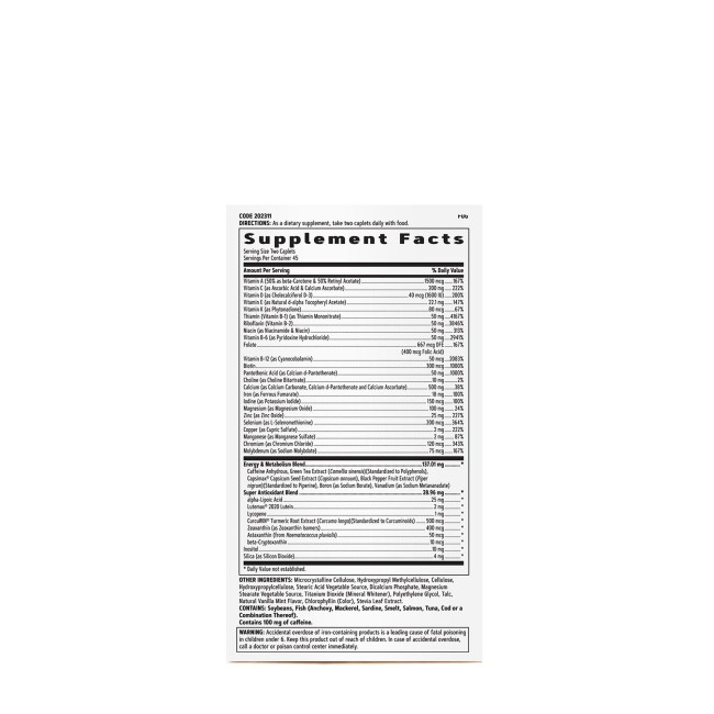 Gnc Women's Ultra Mega Energy & Metabolism, Complex De Multivitamine Pentru Femei, 90 Tb Gnc Women's Ultra Mega Energy & Metabolism, Complex De Multivitamine Pentru Femei, 90 Tb