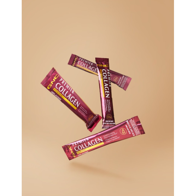 Gnc Premier Collagen Powder, Formula Premium De Peptide De Colagen Hidrolizat Fara Aroma, 1 Plic, 10.01 G