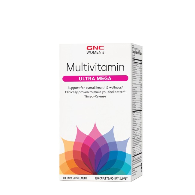 Gnc Women's Multivitamine Ultra Mega, Multivitamine Pentru Femei,180 Tb