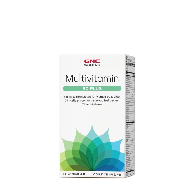 Gnc Women's 50 Plus, Multivitamine Si Minerale Pentru Femei, 60 Cps