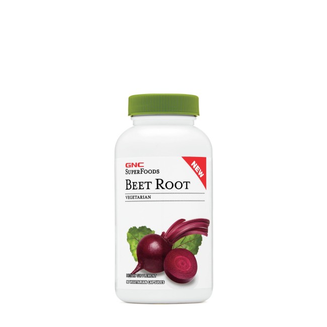 Gnc Superfoods Beet Root, Radacina De Sfecla Rosie, 90 Cps Gnc Superfoods Beet Root, Radacina De Sfecla Rosie, 90 Cps