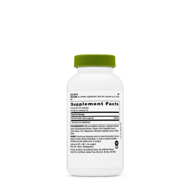 Gnc Superfoods Beet Root, Radacina De Sfecla Rosie, 90 Cps Gnc Superfoods Beet Root, Radacina De Sfecla Rosie, 90 Cps