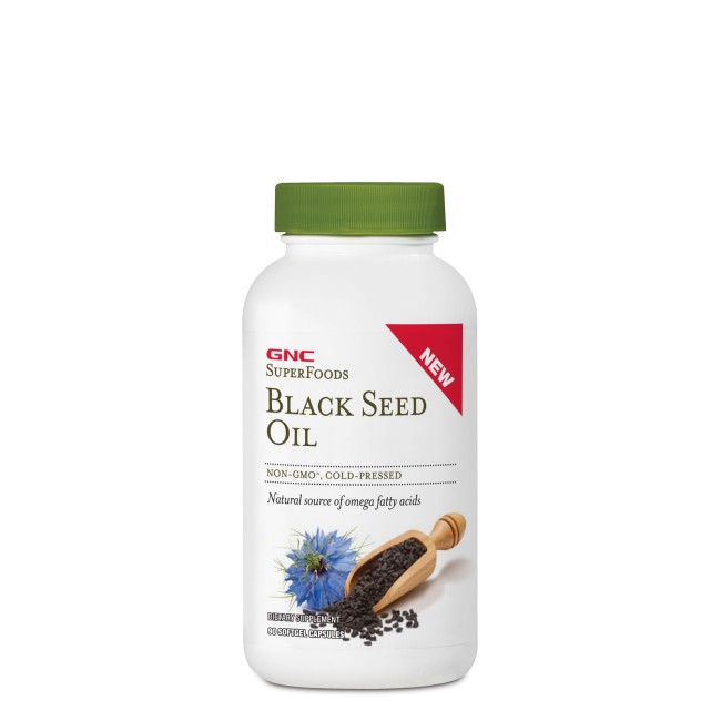 Gnc Superfoods Black Seed Oil, Ulei Din Seminte De Chimen Negru, 90 Cps Gnc Superfoods Black Seed Oil, Ulei Din Seminte De Chimen Negru, 90 Cps