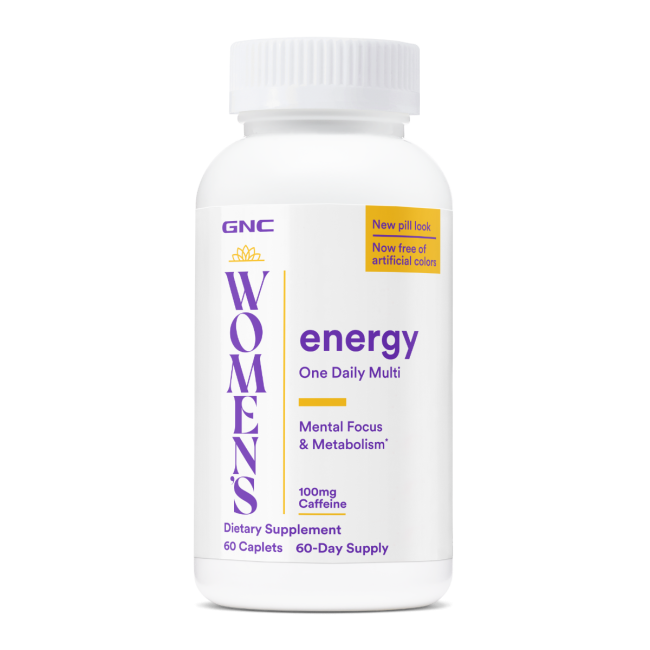 Gnc Women`s One Daily Multivitamin Energy, Formula Energizanta De Multivitamine Pentru Femei, 60 Tb