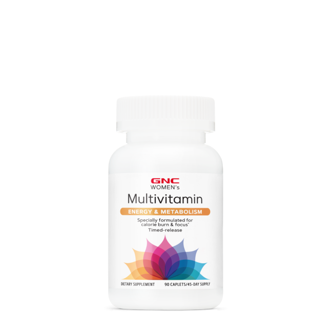Gnc Women's Multivitamin Energy & Metabolism, Complex De Multivitamine Pentru Femei, 90 Tb Gnc Women's Multivitamin Energy & Metabolism, Complex De Multivitamine Pentru Femei, 90 Tb