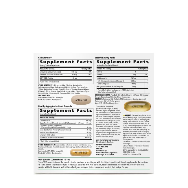 Gnc Women's Vitapak Program 50 Plus, Complex De Multivitamine Pentru Femei 50 Plus, 30 Pachete Gnc Women's Vitapak Program 50 Plus, Complex De Multivitamine Pentru Femei 50 Plus, 30 Pachete