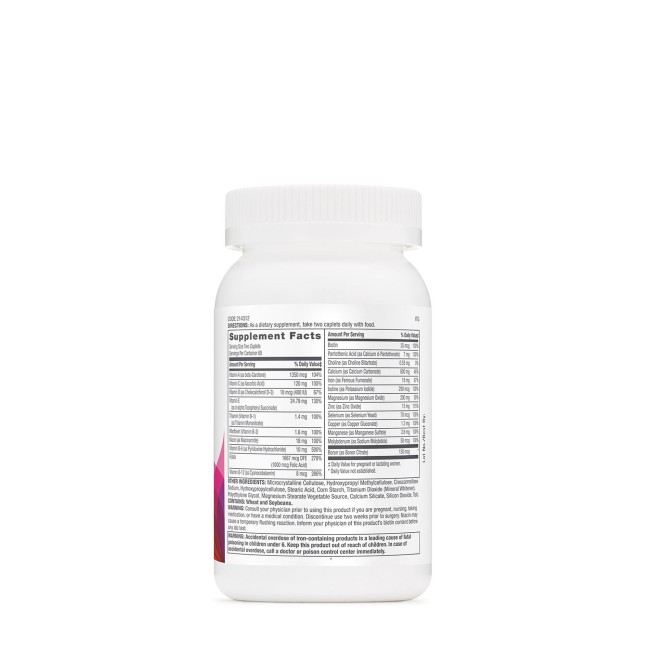 Gnc Women's Prenatal Formula With Iron, Formula Prenatala Cu Fier, 120 Tb