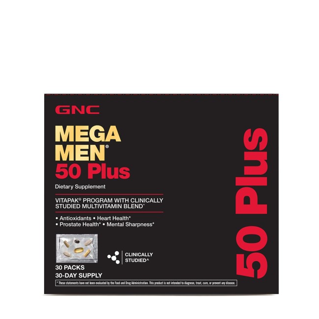 Gnc Mega Men 50 Plus Vitapak Program, Complex De Multivitamine Pentru Barbati 50 Plus, 30 Pachetele Gnc Mega Men 50 Plus Vitapak Program, Complex De Multivitamine Pentru Barbati 50 Plus, 30 Pachetele