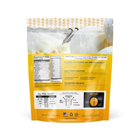 Abouttime Whey Protein Isolate, Izolat Proteic Din Zer Cu Aroma De Vanilie, 928 G Abouttime Whey Protein Isolate, Izolat Proteic Din Zer Cu Aroma De Vanilie, 928 G