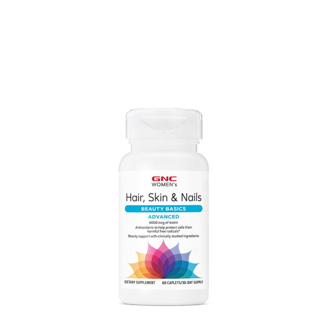 Gnc Women’s Hair, Skin & Nails Advanced, Formula Avansata Pentru Sanatatea Parului, Pielii Si A Unghiilor, 60 Tb Gnc Women’s Hair, Skin & Nails Advanced, Formula Avansata Pentru Sanatatea Parului, Pielii Si A Unghiilor, 60 Tb