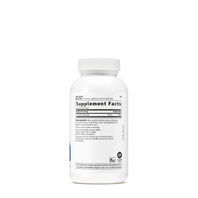 Gnc Zinc 50 Mg, 250 Tb