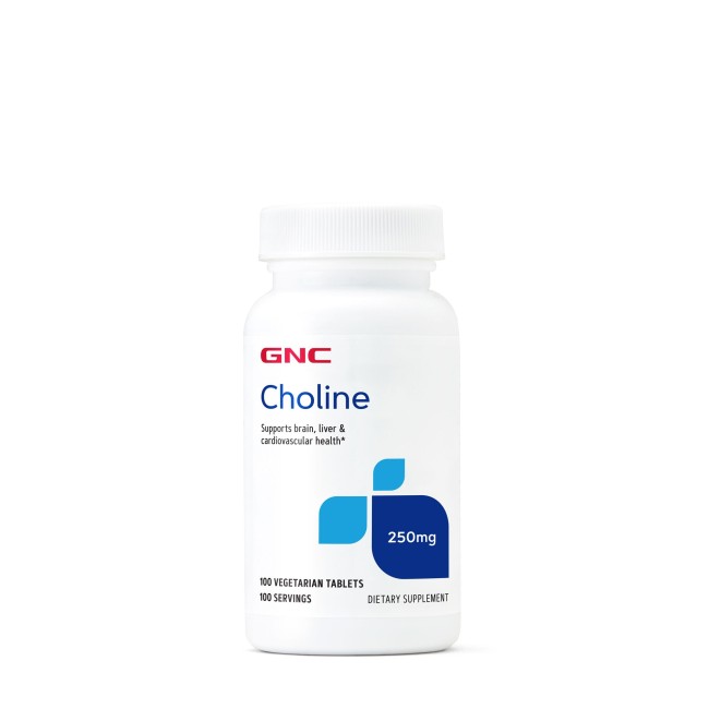 Gnc Choline 250 Mg, Colina, 100 Tb Gnc Choline 250 Mg, Colina, 100 Tb