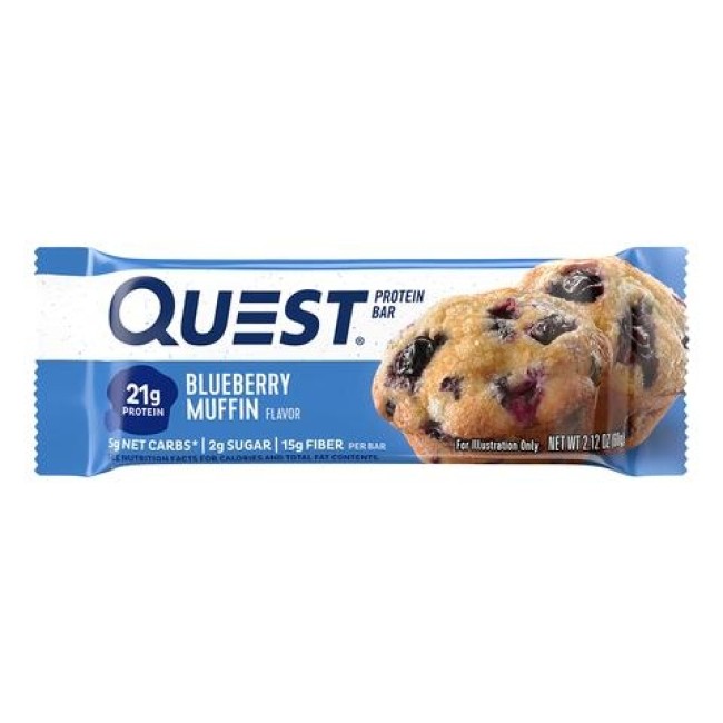 Quest Protein Bar, Baton Proteic, Cu Aroma De Briose Cu Afine, 60g