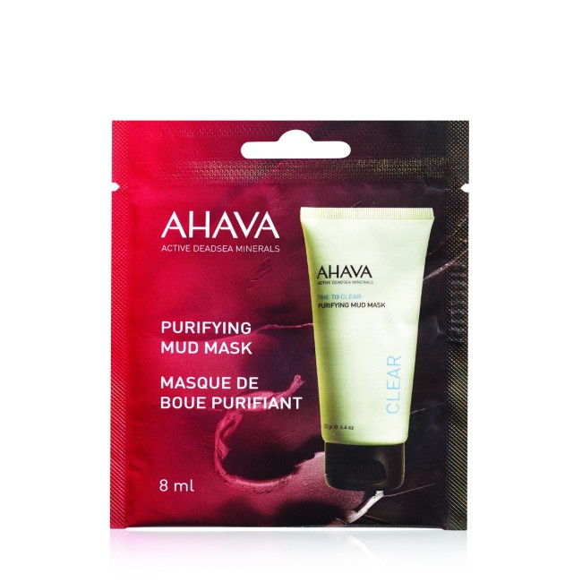 Ahava Single Use Purifying Mud Mask, Masca Purifianta Cu Namol, 8 Ml