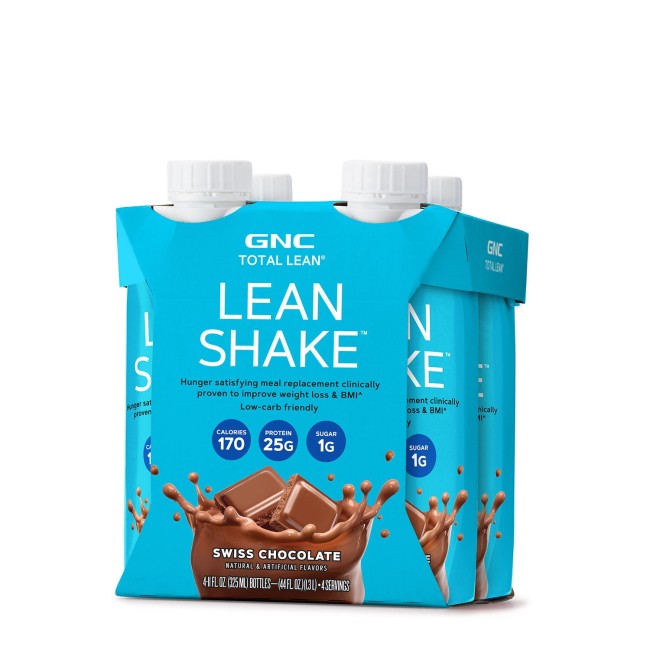 Gnc Total Lean Lean Shake 25 Cu Aroma De Ciocolata Elvetiana, 325 Ml