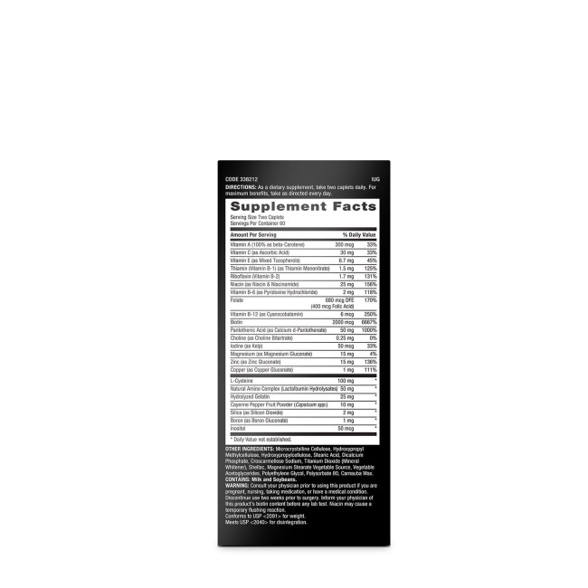 Gnc Men's Ultra Nourishhair, Complex De Multivitamine Pentru Sanatatea Parului, 120 Tb Gnc Men's Ultra Nourishhair, Complex De Multivitamine Pentru Sanatatea Parului, 120 Tb