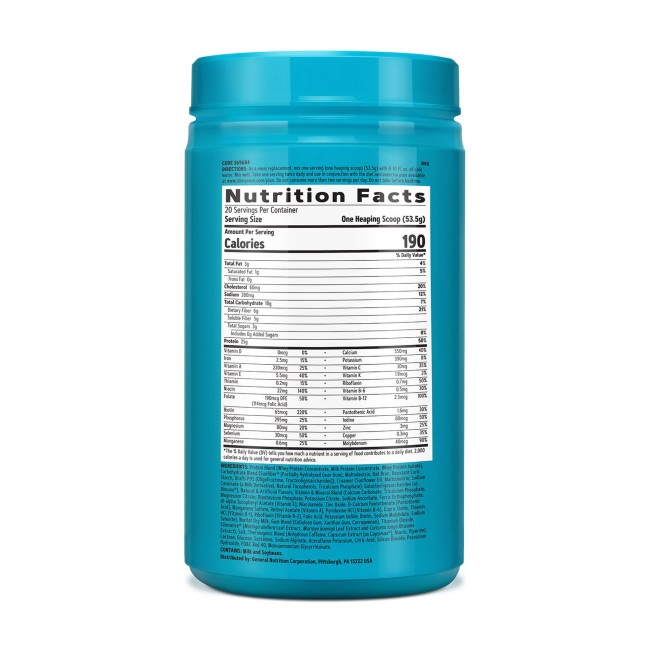 Gnc Total Lean Lean Shake + Slimvance, Shake Proteic Cu Slimvance, Cu Aroma De Capsuni Si Banane, 1070 G Gnc Total Lean Lean Shake + Slimvance, Shake Proteic Cu Slimvance, Cu Aroma De Capsuni Si Banane, 1070 G