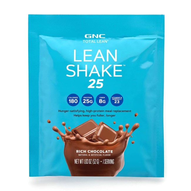 Gnc Total Lean Lean Shake 25, Shake Proteic, Cu Aroma De Ciocolata, 52 G Gnc Total Lean Lean Shake 25, Shake Proteic, Cu Aroma De Ciocolata, 52 G