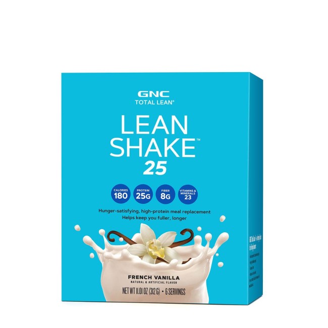 Gnc Total Lean Lean Shake 25, Shake Proteic, Cu Aroma De Vanilie, 52 G Gnc Total Lean Lean Shake 25, Shake Proteic, Cu Aroma De Vanilie, 52 G