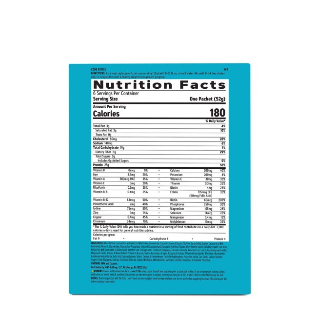 Gnc Total Lean Lean Shake 25, Shake Proteic, Cu Aroma De Vanilie, 52 G Gnc Total Lean Lean Shake 25, Shake Proteic, Cu Aroma De Vanilie, 52 G