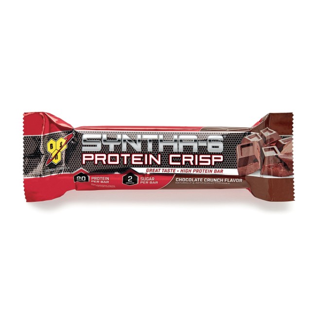 Bsn Syntha-6 Protein Crisp, Baton Proteic, Cu Aroma De Ciocolata Crocanta, 57 G