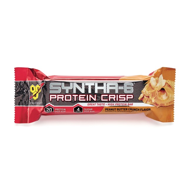 Bsn Syntha-6 Protein Crisp, Baton Proteic, Cu Aroma De Unt De Arahide Crocant, 56 G Bsn Syntha-6 Protein Crisp, Baton Proteic, Cu Aroma De Unt De Arahide Crocant, 56 G