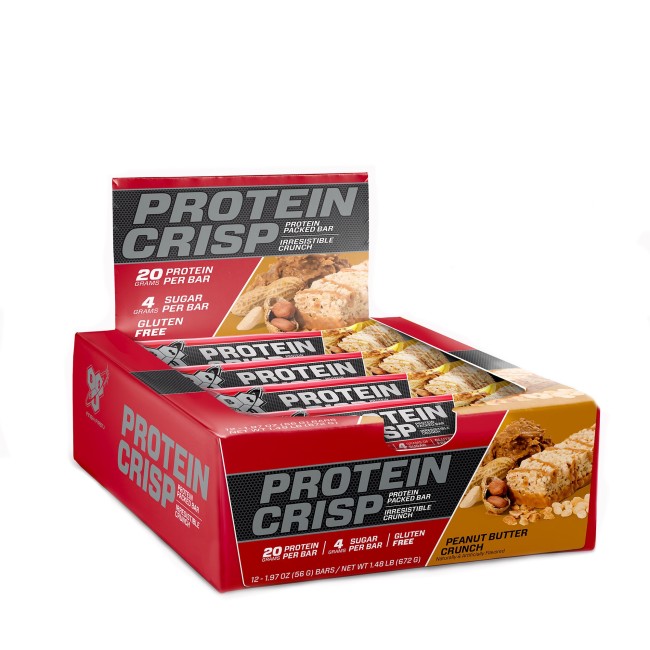 Bsn Syntha-6 Protein Crisp, Baton Proteic, Cu Aroma De Unt De Arahide Crocant, 56 G