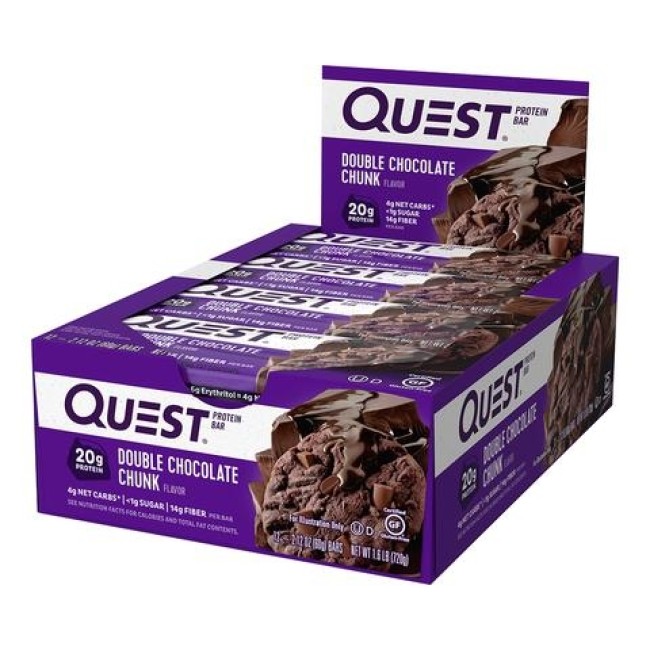 Quest Protein Bar, Baton Proteic, Cu Aroma De Ciocolata, 60g