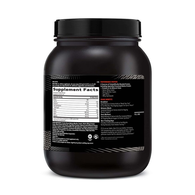 Gnc Amp Sustained Protein Blend Amestec Proteic Cu Aroma De Cereale Fructate, 910 G Gnc Amp Sustained Protein Blend Amestec Proteic Cu Aroma De Cereale Fructate, 910 G