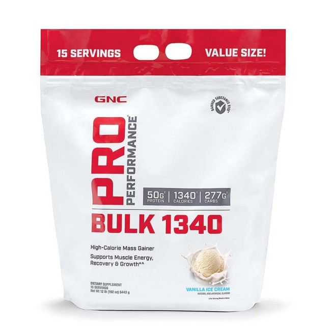 Gnc Pro Performance Bulk 1340 Cu Aroma De Vanilie, 5443 G Gnc Pro Performance Bulk 1340 Cu Aroma De Vanilie, 5443 G