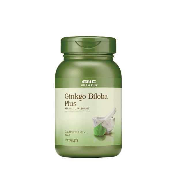 Gnc Herbal Plus Ginkgo Biloba Plus, 120 Tb