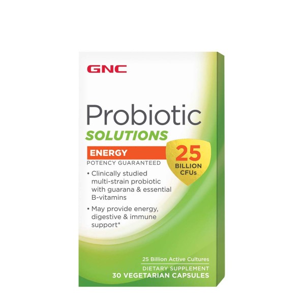 Gnc Probiotic Solutions 25 Miliarde Cfu’s Si Energie, 30 Cps