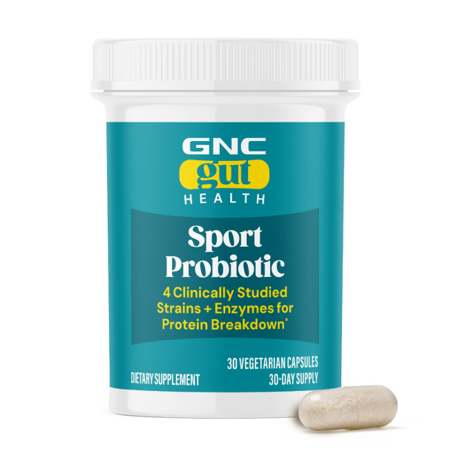 Gnc Gut Health Probiotic Sport, Probiotic Sport  Lab4 Studiat Clinic, 25 Miliarde Culturi Vii, 30 Cps