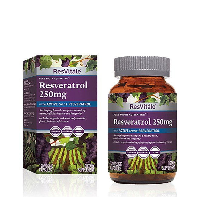 Resvitale Resveratrol 250 Mg, 120 Cps