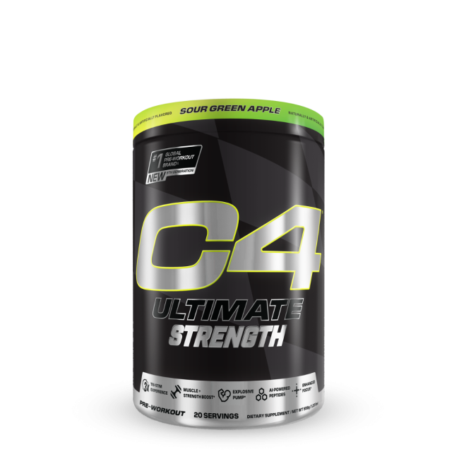 Cellucor C4 Ultimate Strenght Pre-workout, Formula Avansata Pentru Forta Cu Aroma De Mar Verde Acrisor, 558 G Cellucor C4 Ultimate Strenght Pre-workout, Formula Avansata Pentru Forta Cu Aroma De Mar Verde Acrisor, 558 G